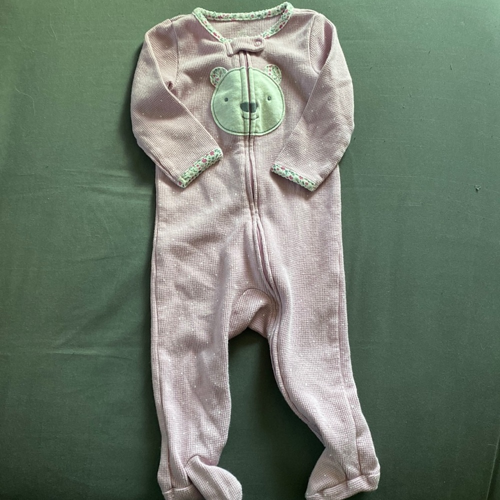 Thermal footie pajama